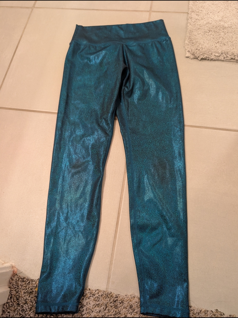 BuffBunny Teal Shimmer Leggings